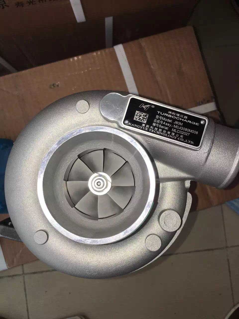 Komatsu PC120-6 M0JG080M008 turbocharger