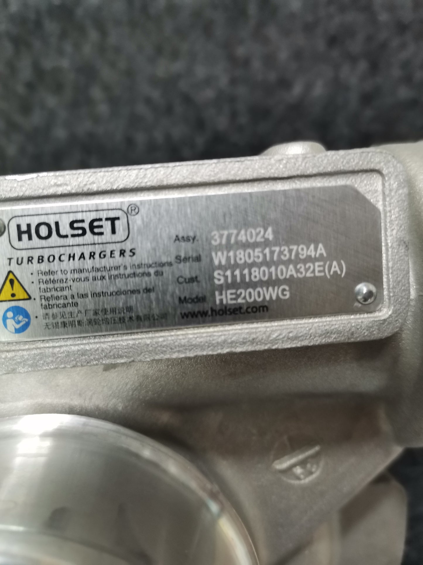 Dachai Deutz S1118010A32E turbocharger