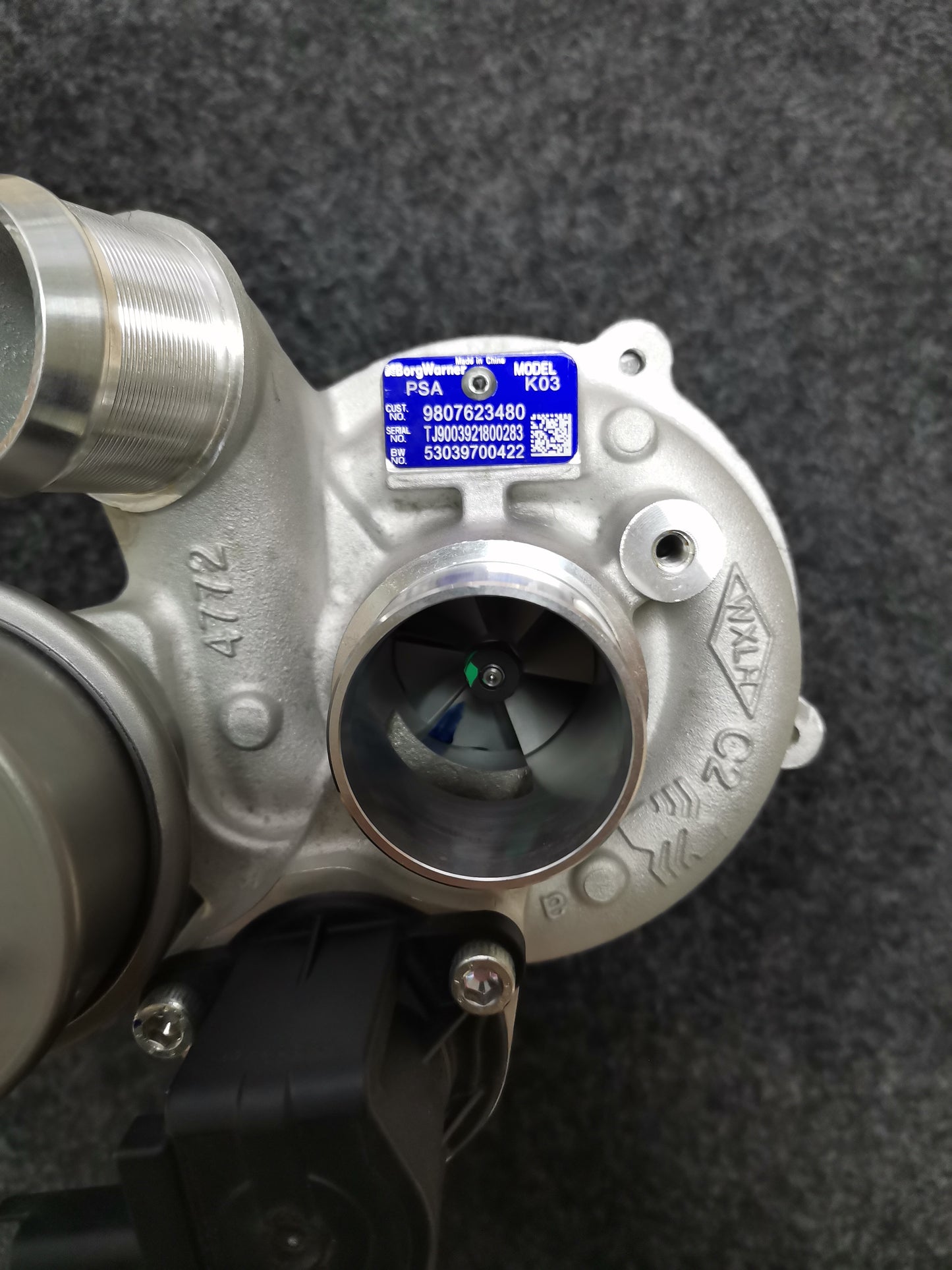 Turbocharger Peugeot 1.8T 9807623480 53039700422