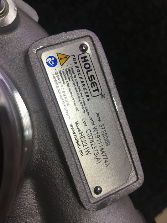 Cummins HE221W 3782373 3782369turbocharger