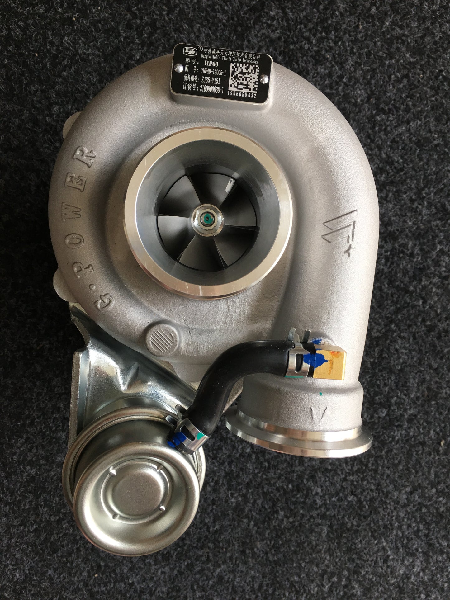 Yunnei YNF40-12005-1 ZJ35-151 turbocharger
